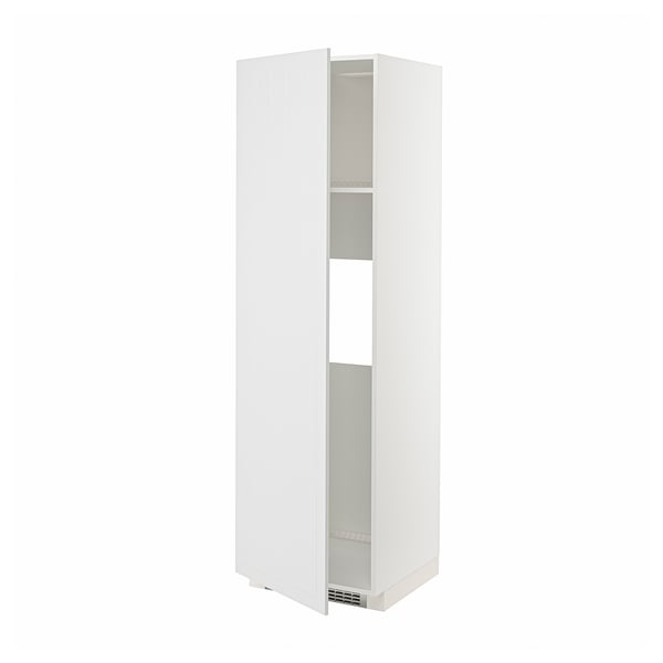 METOD - METOD High cab f fridge or freezer w door, white/Stensund white, 60x60x200 cm