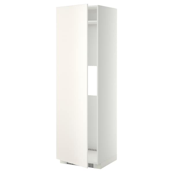 Ikea METOD - High cab f fridge or freezer w door, white/Veddinge white, 60x60x200 cm