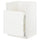 METOD bc f BREDSJÖN snk/1 frnt/2 drws, white/Voxtorp matt white, 60x60 cm