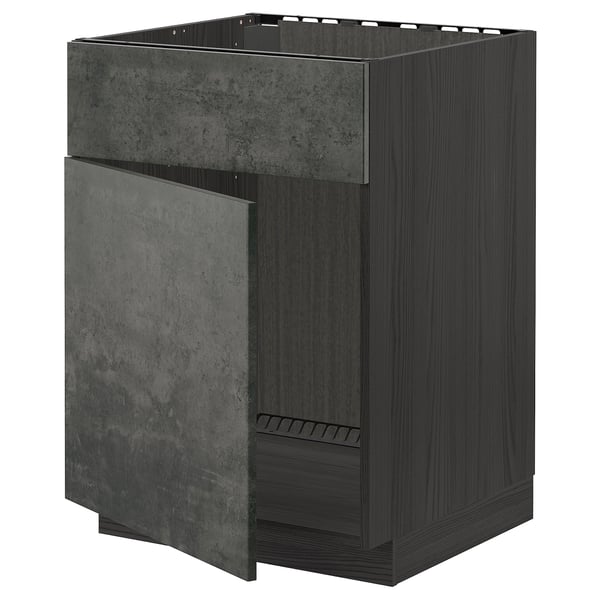 METOD - Sink unit with door/front, 60x60 cm