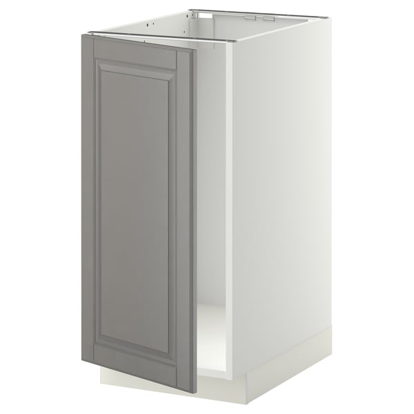 METOD - METOD Base cab f sink/waste sorting, white/Bodbyn grey, 40x60 cm