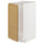 METOD - METOD Base cab f sink/waste sorting, white/Voxtorp oak effect, 40x60 cm