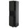 METOD - METOD High cab f micro w 2 doors/shelves, black-grey/Lerhyttan black stained, 60x60x200 cm