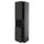 METOD - METOD High cab f micro w 2 doors/shelves, black-grey/Upplöv matt anthracite, 60x60x220 cm
