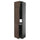 METOD - METOD High cab f fridge/freezer w 3 doors, black-grey/Sinarp brown, 60x60x240 cm