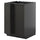 METOD - METOD Base cabinet with shelves/2 doors, black-grey/Upplöv matt anthracite, 60x60 cm