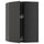 METOD - METOD Corner wall cabinet with carousel, black-grey/Nickebo matt anthracite, 68x100 cm
