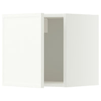 METOD wall cabinet, white/Aspudden matt white, 40x40 cm