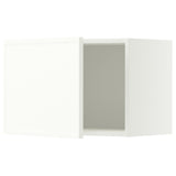 METOD wall cabinet, white/Aspudden matt white, 60x40 cm