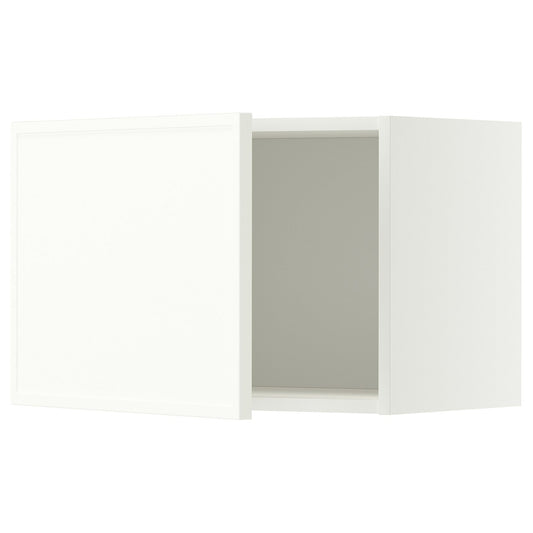 METOD wall cabinet, white/Aspudden matt white, 60x40 cm