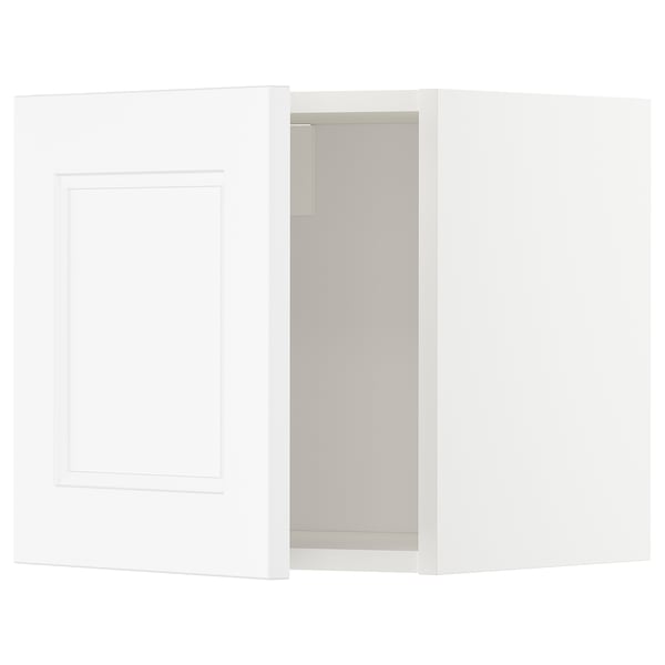 METOD wall cabinet, white/Axstad matt white, 40x40 cm