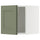 METOD wall cabinet, white/Axstad grey-green, 40x40 cm