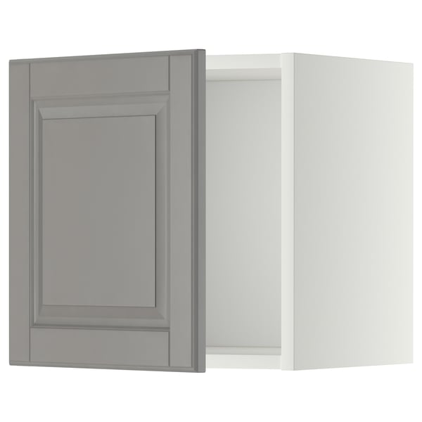 METOD - METOD Wall cabinet, white/Bodbyn grey, 40x40 cm