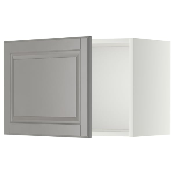 METOD - METOD Wall cabinet, white/Bodbyn grey, 60x40 cm