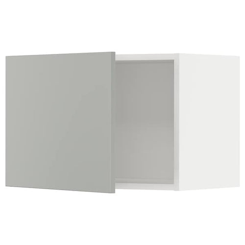 METOD - METOD Wall cabinet, white/Havstorp light grey, 60x40 cm