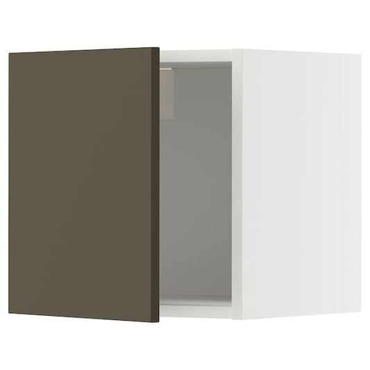 Ikea METOD - Wall cabinet, white/Havstorp brown-beige, 40x40 cm