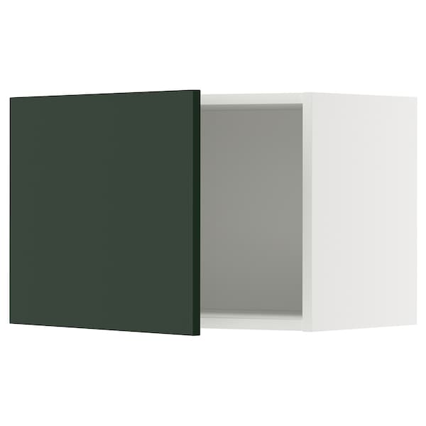 Ikea METOD - Wall cabinet, white/Havstorp deep green, 60x40 cm