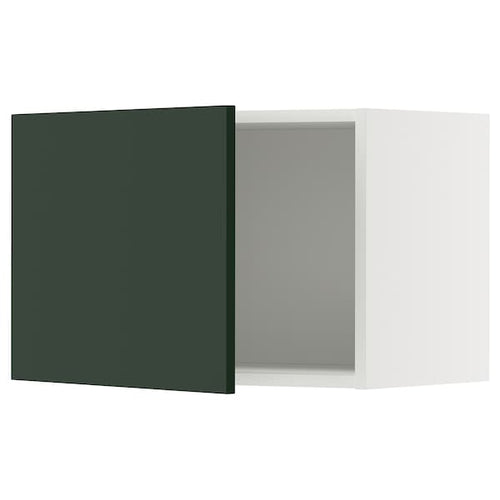 METOD - METOD Wall cabinet, white/Havstorp deep green, 60x40 cm