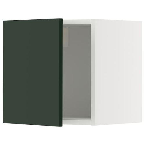 METOD - METOD Wall cabinet, white/Havstorp deep green, 40x40 cm