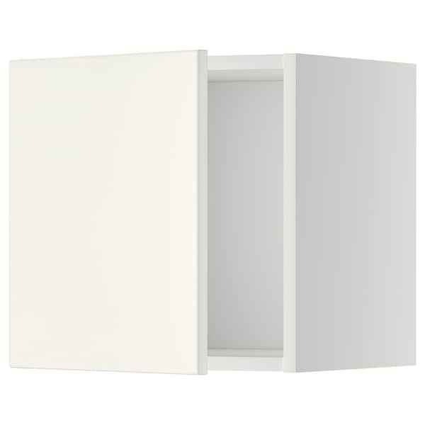 METOD - Wall cabinet, white/Veddinge white, 40x40 cm