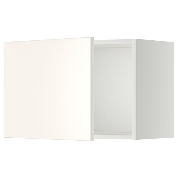 METOD wall cabinet, white/Veddinge white, 60x40 cm