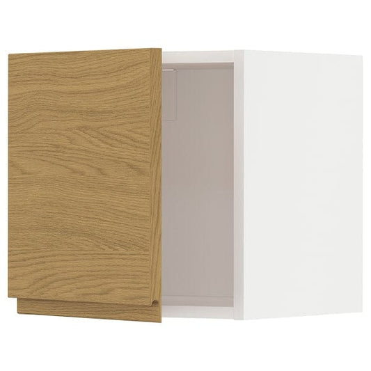 Ikea METOD - Wall cabinet, white/Voxtorp oak effect, 40x40 cm