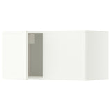 METOD wall cabinet with 2 doors, white/Aspudden matt white, 80x40 cm