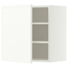 METOD wall cabinet with shelves, white/Aspudden matt white, 60x60 cm