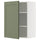 METOD wall cabinet with shelves, white/Axstad grey-green, 60x80 cm