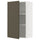 METOD wall cabinet with shelves, white/Havstorp brown-beige, 60x100 cm
