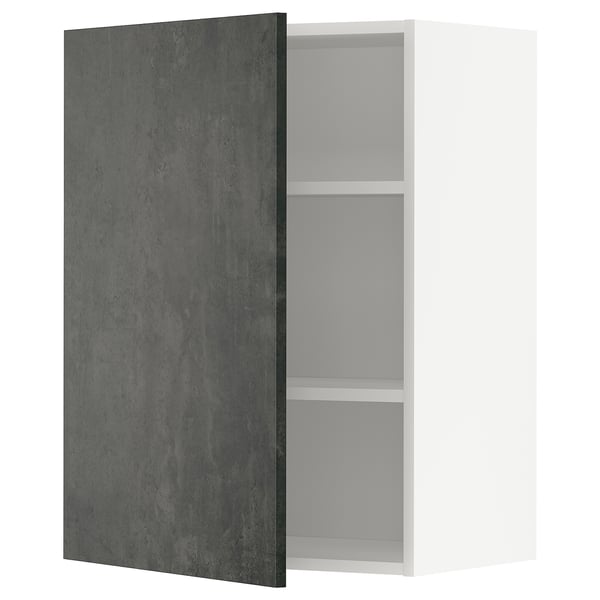 METOD - Wall unit with shelves, 60x80 cm