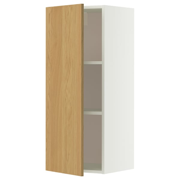 METOD wall cabinet with shelves, 40x100 cm