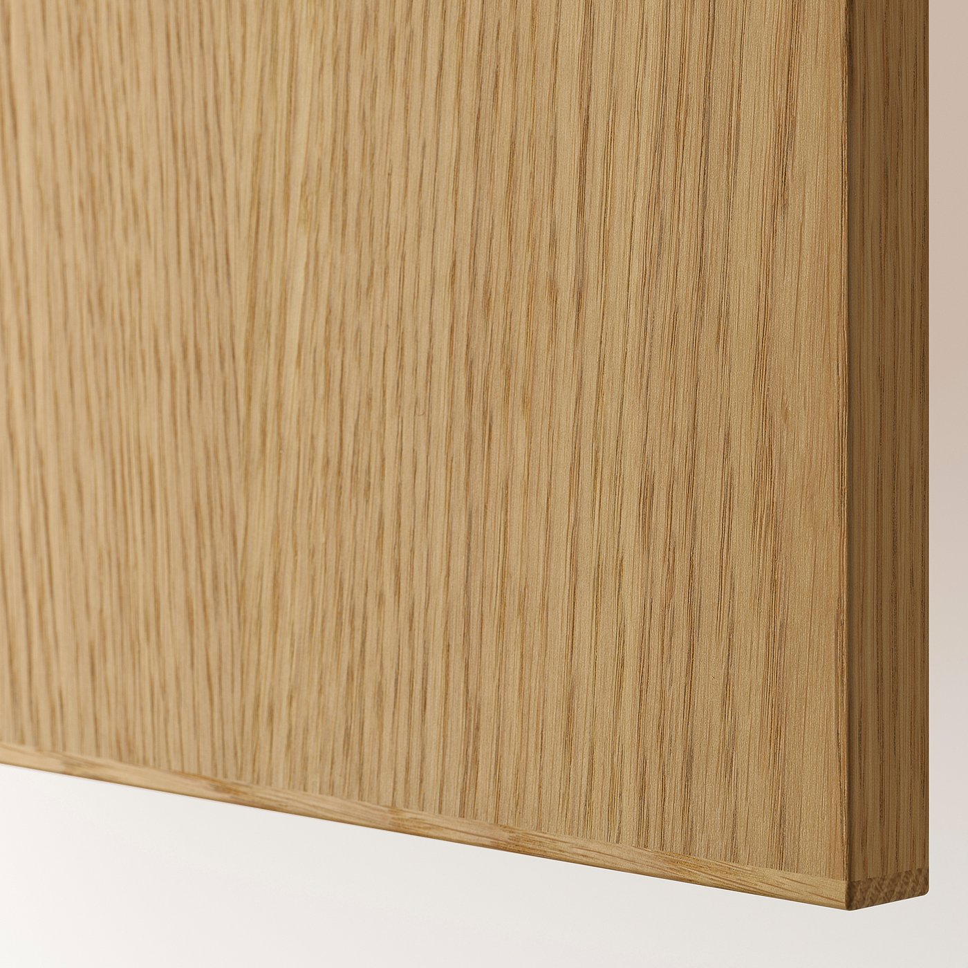 METOD wall cabinet with shelves, white/Sinarp oak veneer, 60.0x80.0x38.6 cm