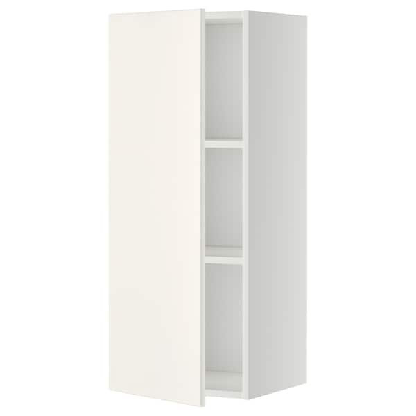 Ikea METOD - Wall cabinet with shelves, white/Veddinge white, 40x100 cm