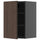 METOD - METOD Wall cabinet with shelves, black-grey/Sinarp brown, 40x60 cm