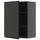 METOD - METOD Wall cabinet with shelves, black-grey/Upplöv matt anthracite, 60x80 cm