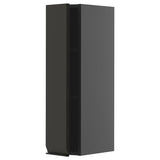 METOD wall cabinet with shelves, black-grey/Upplöv matt anthracite, 20x80 cm