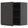 METOD - METOD Wall cabinet with shelves, black-grey/Upplöv matt anthracite, 60x60 cm