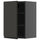 METOD - METOD Wall cabinet with shelves, black-grey/Upplöv matt anthracite, 40x60 cm