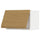 METOD wall cabinet horizontal w push-open, white/Voxtorp oak effect, 60x40 cm