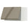 METOD - Horizontal wall unit press opening, white/Voxtorp gray-dark brown glossy,60x40 cm