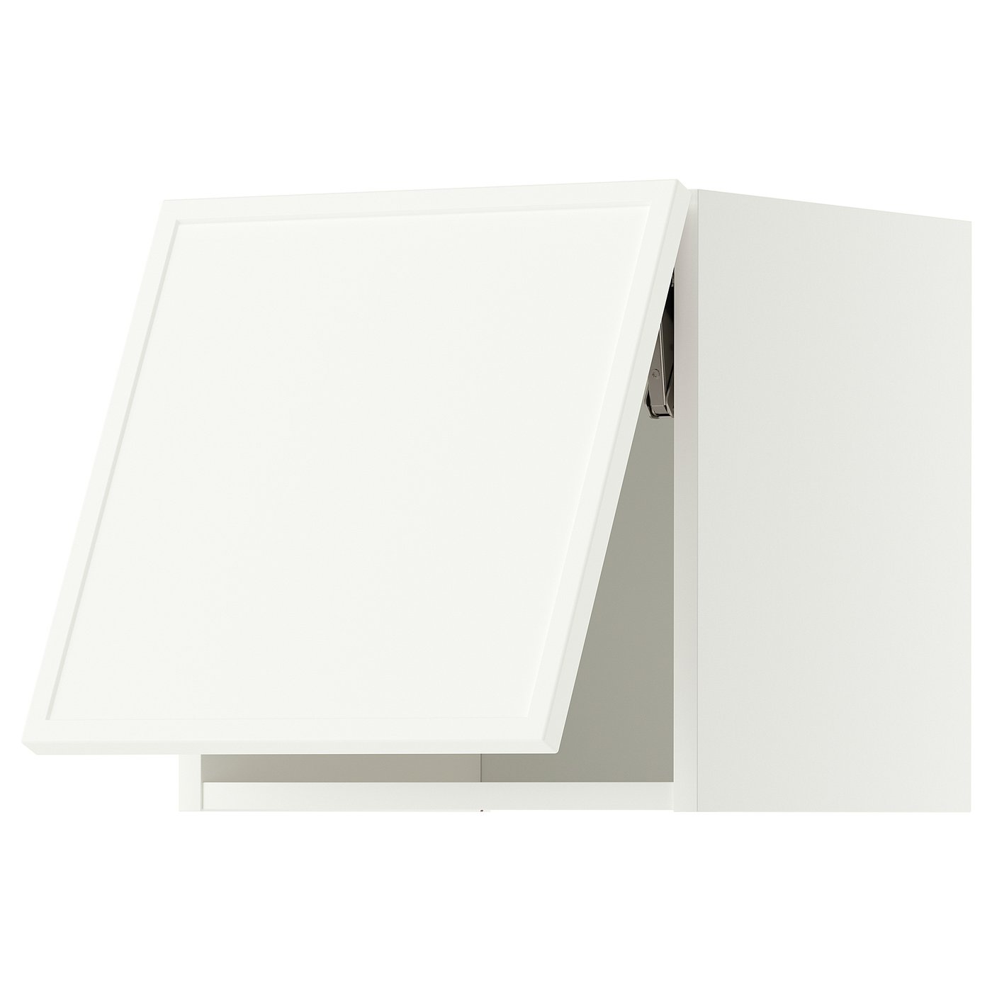 METOD wall cabinet horizontal, white/Aspudden matt white, 40x40 cm