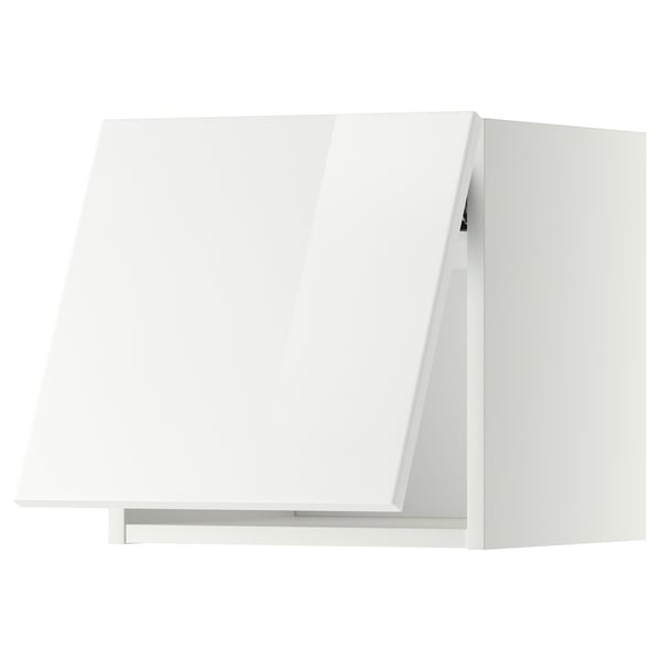 METOD wall cabinet horizontal, white/Ringhult white, 40x40 cm