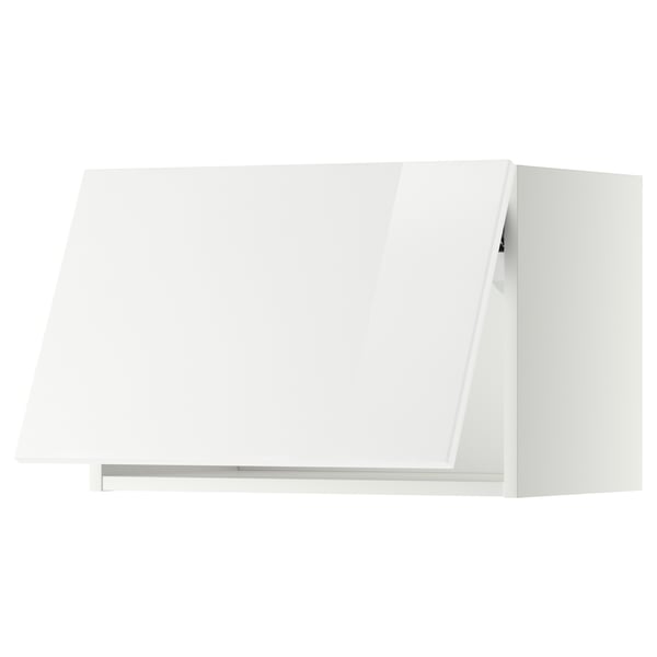 METOD wall cabinet horizontal, white/Ringhult white, 60x40 cm