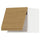 METOD - METOD Wall cabinet horizontal, white/Voxtorp oak effect, 40x40 cm