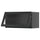 METOD - METOD Wall cab horizontal w glass door, black-grey/Hejsta anthracite reeded glass, 80x40 cm