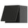METOD - METOD Wall cabinet horizontal, black-grey/Nickebo matt anthracite, 40x40 cm