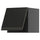 METOD - METOD Wall cabinet horizontal, black-grey/Upplöv matt anthracite, 40x40 cm