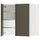 METOD - METOD Wall cb f extr hood w shlf/door, white/Havstorp brown-beige, 60x60 cm