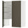 METOD - METOD Wall cb f extr hood w shlf/door, white/Havstorp brown-beige, 80x100 cm